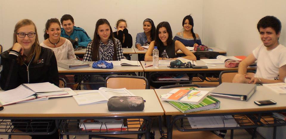 Nuestros alumnos posan para San Luis