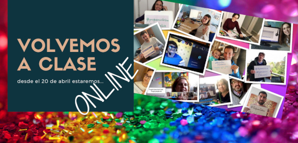 Continúan nuestras clases online tras el parón de Semana Santa Continúan nuestras clases online tras el parón de Semana Santa