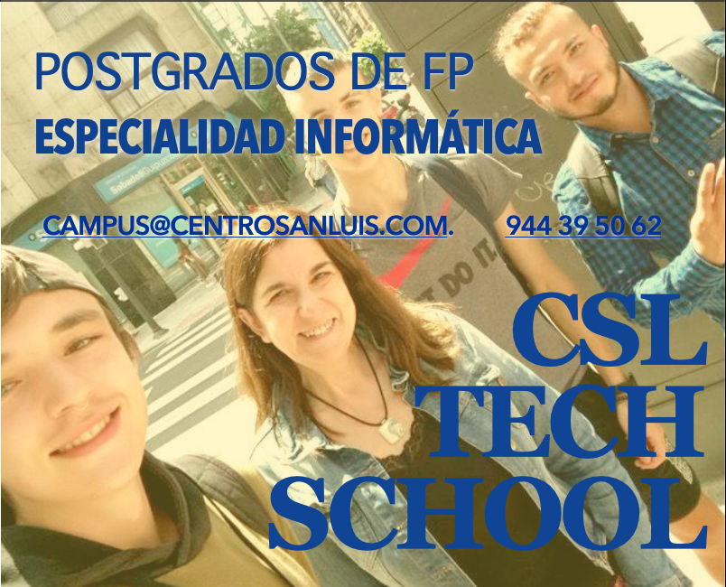 Postgrados FP especialidad informática - Colegios concertados Bilbao Bizkaia